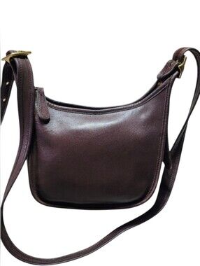 Coach Janice Legacy Bag Brown Leather Crossbody